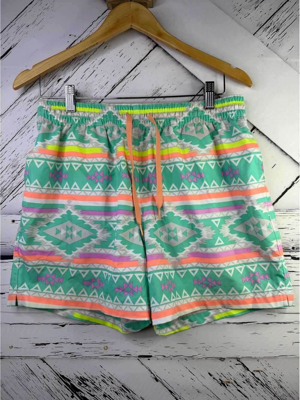 Chubbies The En Fuegos Stretch Swim Trunks Men's Aztec Southwestern Lined Men M